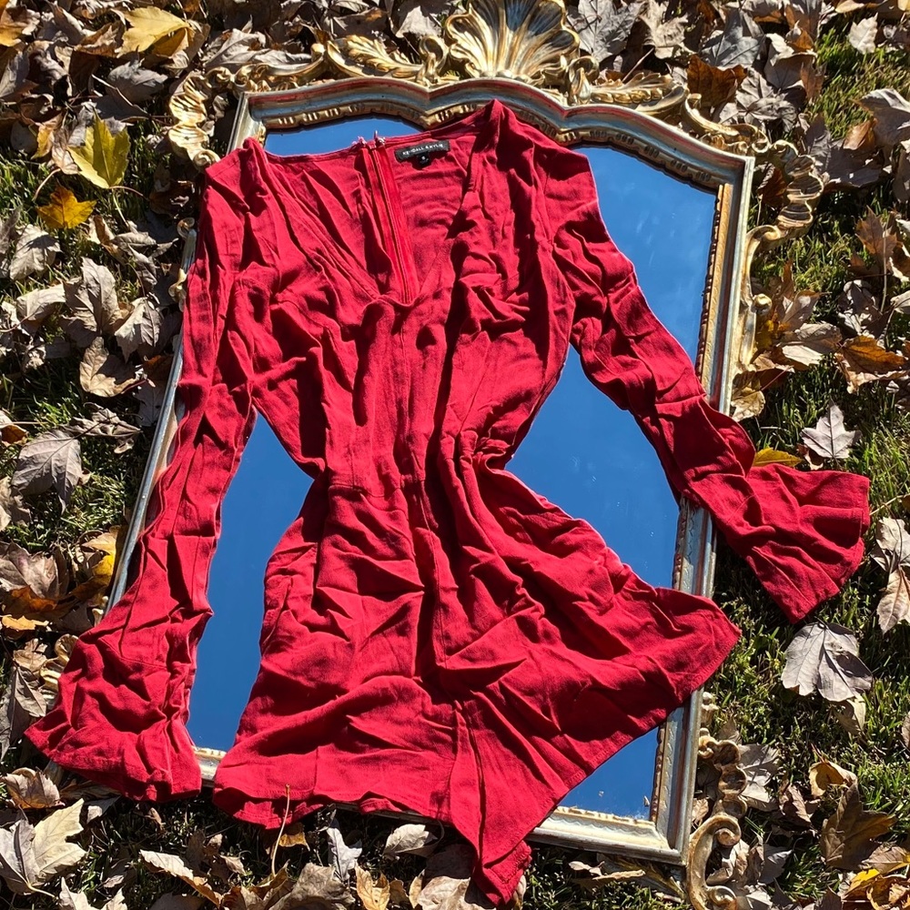 KENDALL & KYLIE red romper